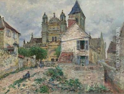 L'Eglise et la Seine a Vertheuil