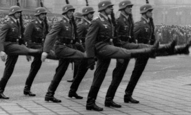 goose stepping nazis