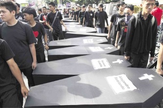 media killings protest inquirer